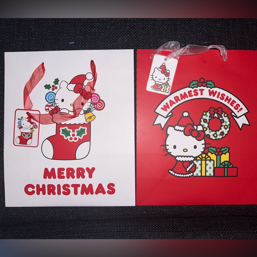 Hello kitty Christmas gift bag
